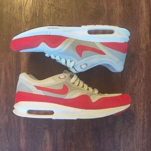 Nike Air Max 1 QS LUNAR Red White Grey size 12.5